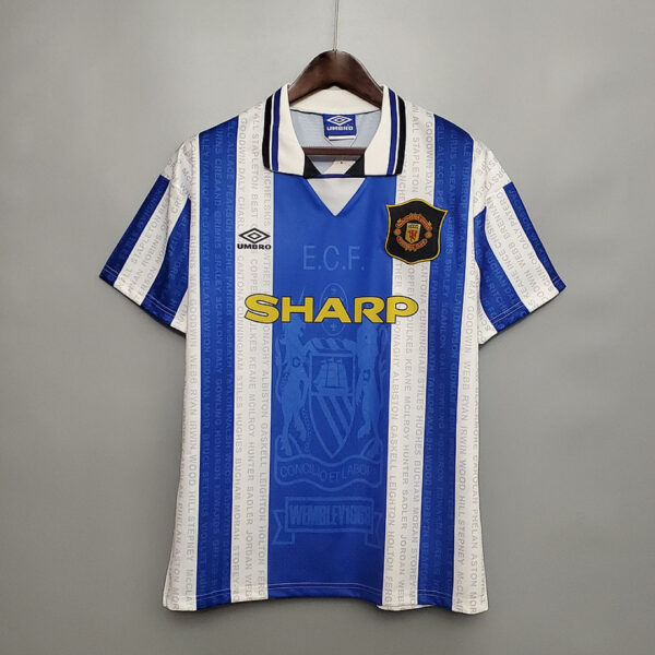 Camiseta Arsenal 2002-2004 Retro Visita - detalle hombro derecho