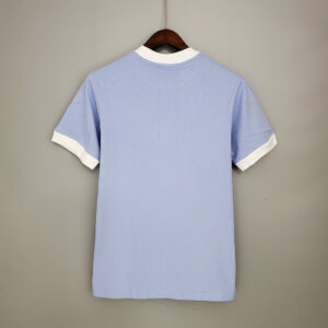 Camiseta Manchester City Retro Local - detalle manga