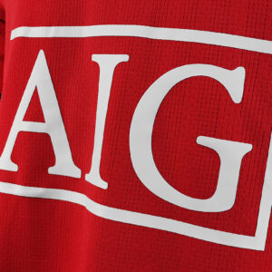 Camiseta Manchester United 2007/2008 Retro Local - detalle