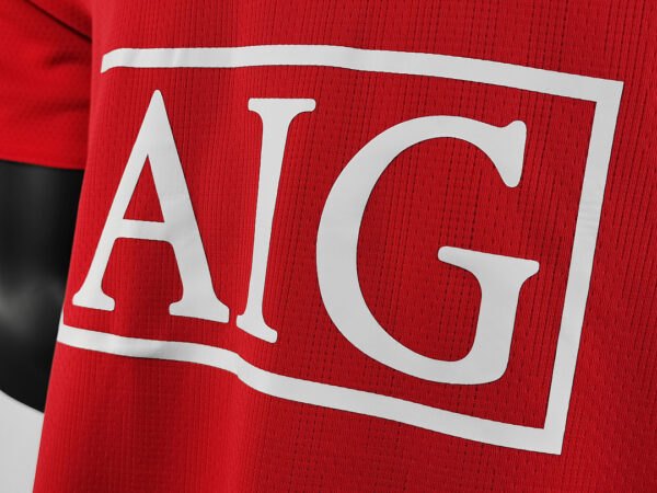 Camiseta Manchester United 2007/2008 Retro Local - detalle