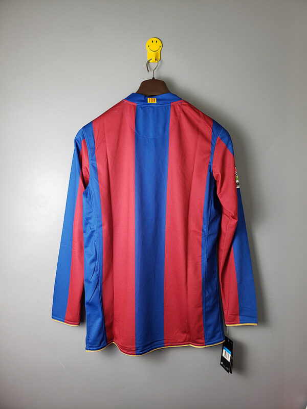 Camiseta FC Barcelona 2007/2008 Retro Local - detalle del logo Nike