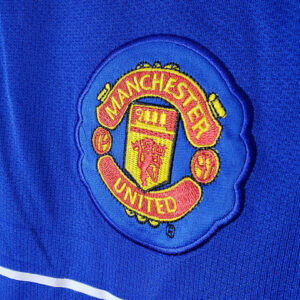 Camiseta Manchester United 2008/09 Retro Visita Manga Larga - detalle