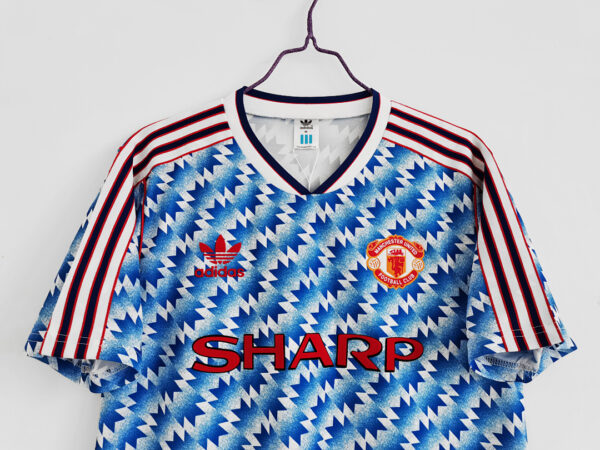 Camiseta Manchester United 1997 Local - detalle patrón