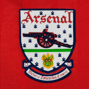 Camiseta Arsenal 1993 Local - detalle manga