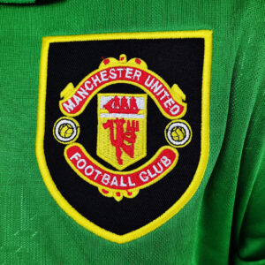 Camiseta Manchester United 1993 Retro Visita Manga Larga - detalle