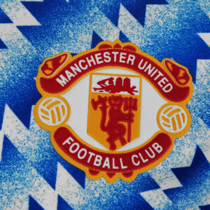 Camiseta Manchester United 1992 Retro Visita Manga Larga - detalle patrocinador Sharp