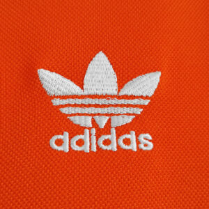 Camiseta Países Bajos 1988 Retro Local - detalle hombro y franjas