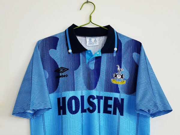 Camiseta Tottenham Hotspur 1988 Retro Local - detalle texturas