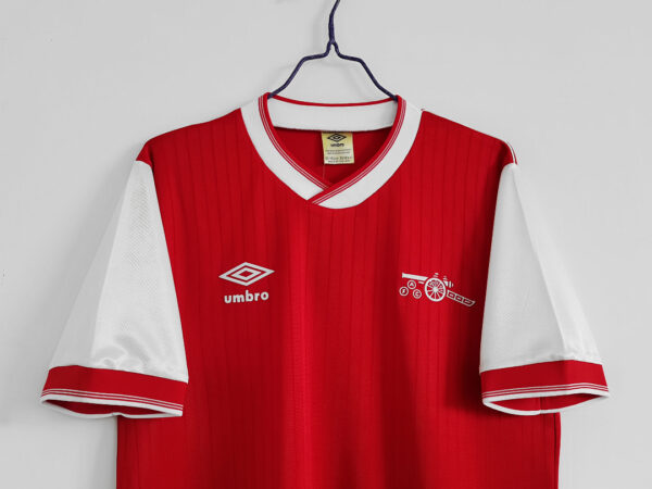 Camiseta Arsenal 1986 Retro Local - detalle
