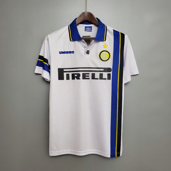 Camiseta Inter Milan 1992/93 Retro Visita - detalle de la manga