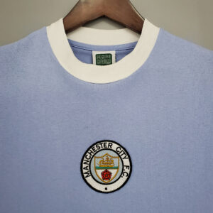 Camiseta Manchester City Retro Local - detalle tejido