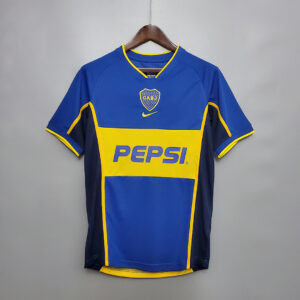 Camiseta Boca Juniors 1997/1998 Retro Pepsi - detalle lateral