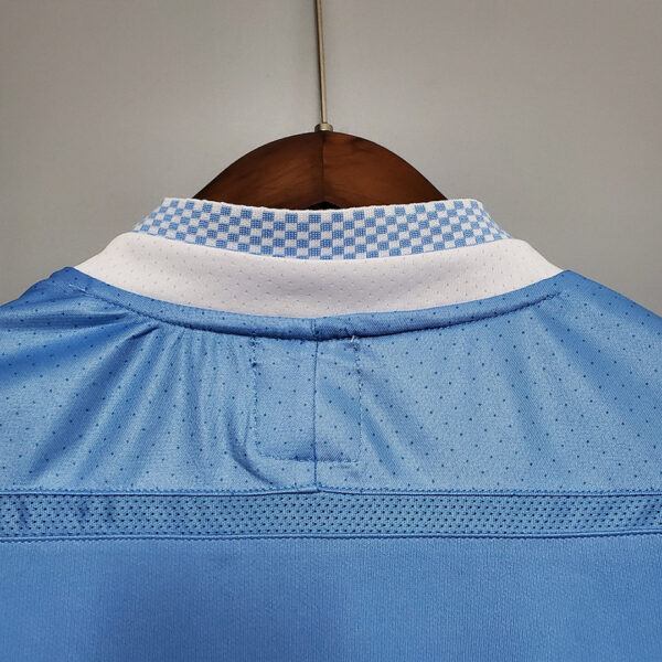 Camiseta Manchester City 2000 Retro Local - detalle mangas