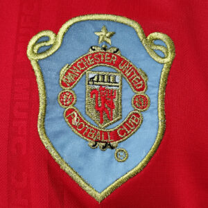 Camiseta Manchester United 1999 Retro Local - detalle