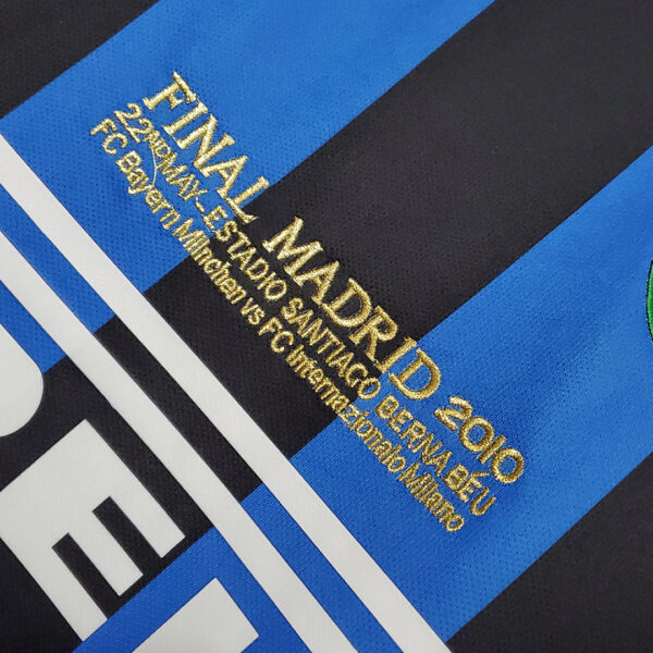 Camiseta Inter de Milán 2009/2010 Retro Local - detalle