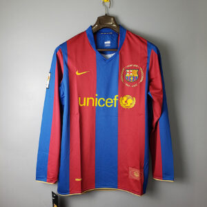 Camiseta FC Barcelona 2007/2008 Retro Local - vista trasera