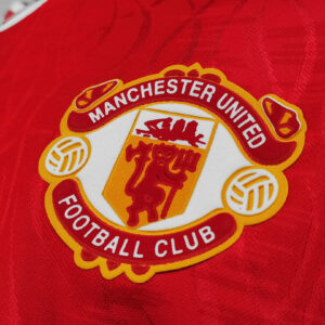 Camiseta Manchester United 1986 Retro Local - detalle cuello