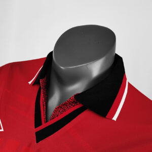 Camiseta Manchester United 1992-1994 Local - detalle manga