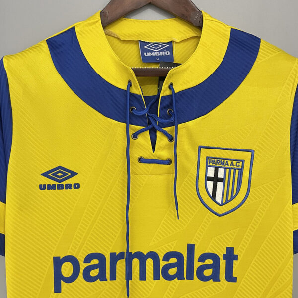 Camiseta Parma 1994/95 Visita Retro - detalle logo Umbro