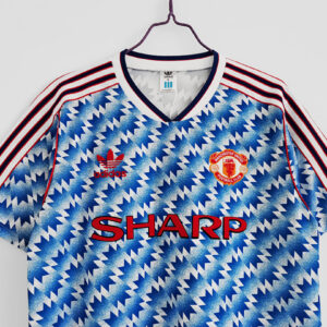 Camiseta Manchester United 1997 Local - detalle manga