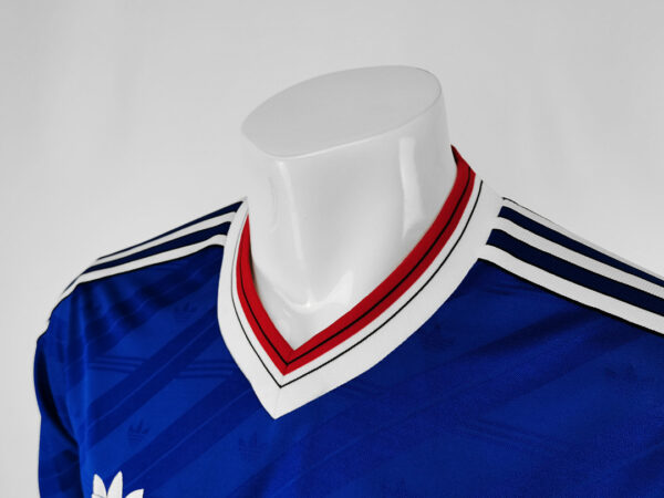 Camiseta Manchester United 1999 Retro Local Manga Larga - detalle textura