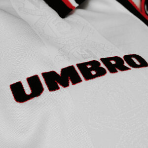 Camiseta Manchester United 1994/95 Retro Visita Manga Larga - detalle puño