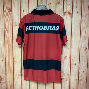 Camiseta Flamengo 1992 Retro Local - detalle tejido y textura