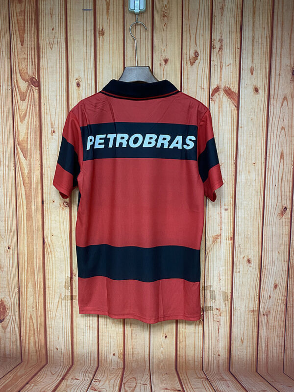 Camiseta Flamengo 1992 Retro Local - detalle tejido y textura