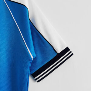 Camiseta Manchester City 2000 Retro Local - detalle marca Le Coq Sportif