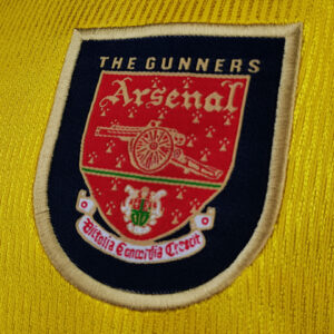 Camiseta Arsenal 1993 Visita - detalle manga y puño