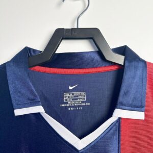 Camiseta Paris Saint-Germain 1999/2000 Retro Local Manga Larga - vista angulada