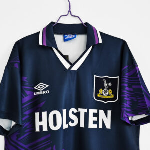 Camiseta Tottenham Hotspur 1992/1994 Retro Alternativa - detalle frontal inferior