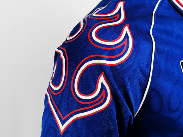 Camiseta Selección de Japón 1993 Retro Local Manga Larga - detalle de la manga