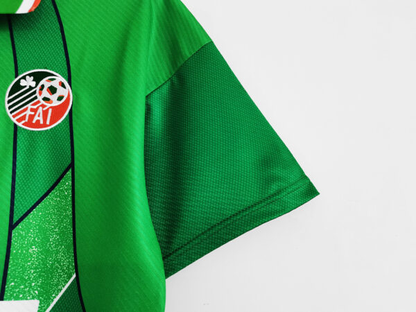 Camiseta Irlanda 1994/1996 Retro Local - detalle patrón de la tela