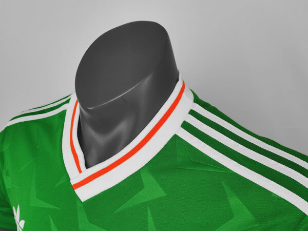 Camiseta República de Irlanda 1994/1996 Retro Local - detalle cuello