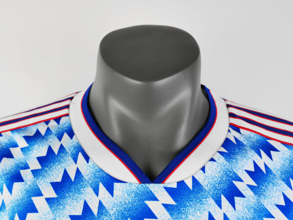 Camiseta Manchester United 1990/92 Retro Visitante - detalle manga