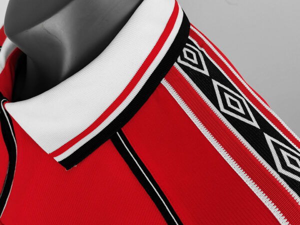 Camiseta Manchester United 1996/1998 Retro Local - detalle etiqueta de autenticidad