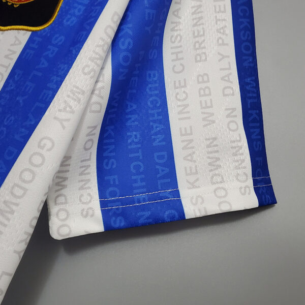 Camiseta Arsenal 2002-2004 Retro Visita - detalle tejido y patrón
