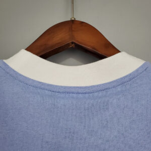 Camiseta Manchester City Retro Local - detalle cuello