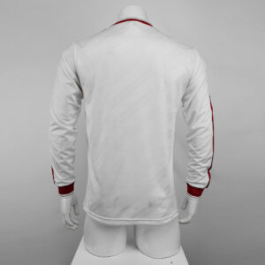 Camiseta Manchester United 1986 Retro Visita Manga Larga - detalle bajo