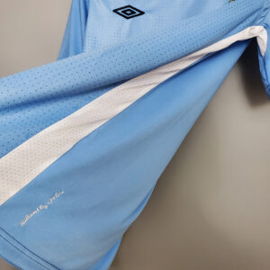 Camiseta Manchester City 2000 Retro Local - textura de la tela