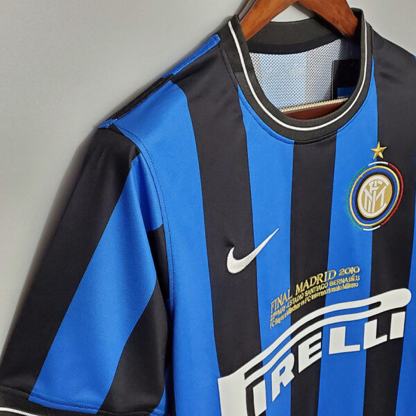 Camiseta Inter de Milán 2009/2010 Retro Local - detalle