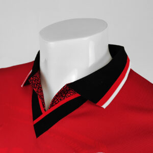 Camiseta Manchester United 1999 Retro Local Manga Larga - vista trasera