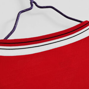 Camiseta Manchester United 1998 Local Retro Manga Larga - detalle