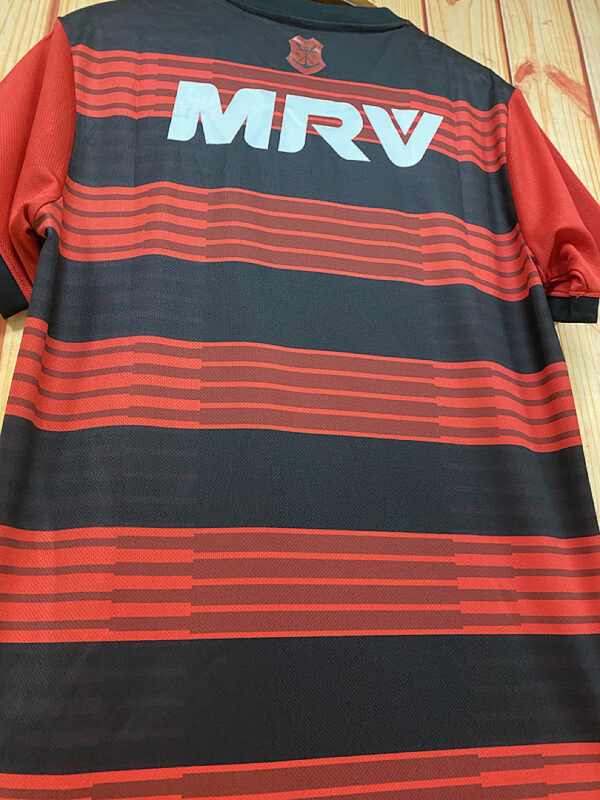Camiseta Flamengo 2016 Retro Local - detalle cuello