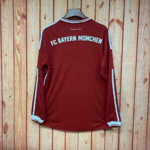 Camiseta FC Bayern München 2013 Retro Local Manga Larga - vista trasera