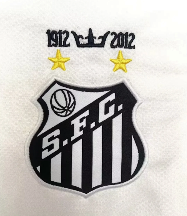 Camiseta Santos FC 2011/2012 Retro Local Manga Larga - detalle