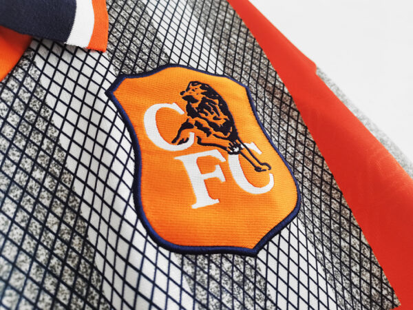 Camiseta Chelsea 1995 Retro Visita - detalle manga