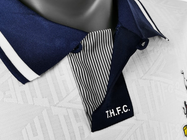 Camiseta Tottenham Hotspur 1998 Retro Visita - detalle tejido
