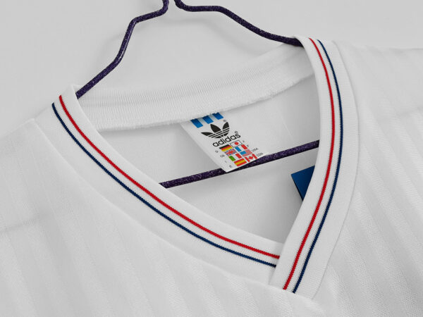 Camiseta Olympique de Marsella 1990/91 Retro Local Manga Larga - detalle